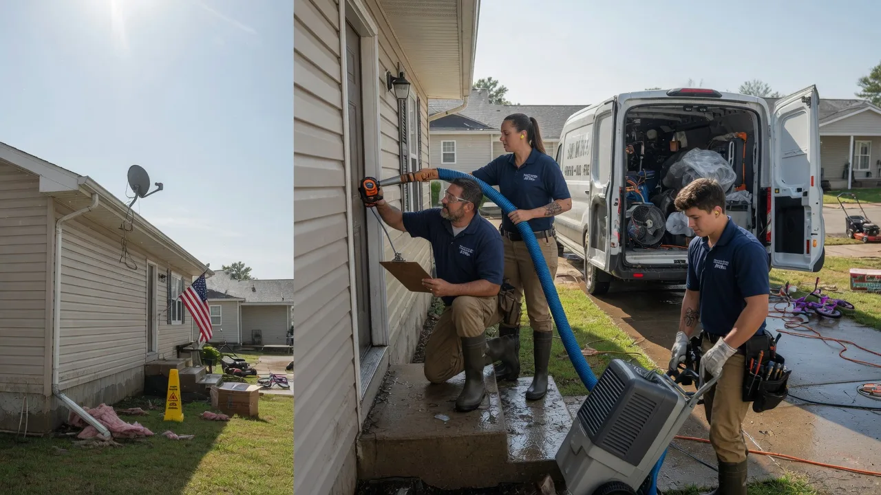 Ceiling Water Damage Restoration in Dauphin, PA near me